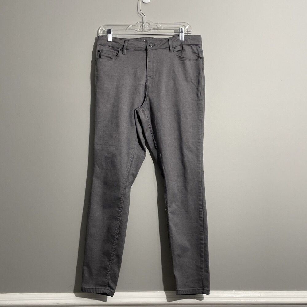 Joe Boxer Skinny Jeans Gray Size 11 Push-Up Butt Lift Stretch High Rise Denim